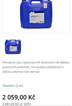 Plastické mazivo, vazelína  EP2, LV 2 EP, Renolin CLP220 - 2