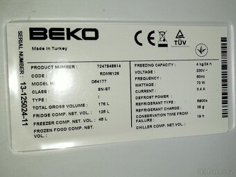 Kombinovaná chladnička s mrazákem BEKO - 2