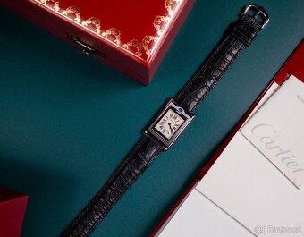 Cartier Tank Basculante Ref. 2386 – Full Set – ocel – 2000 - 2