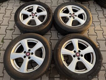 4x al kola 5x108 17 + pneu letní 225/55 R17 - 2