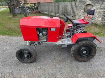 Prodám traktor domácí výroby s motorem 1.9D - 2