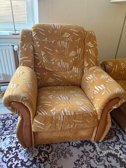 Rozkládací sedačka + 2 křesla - 2