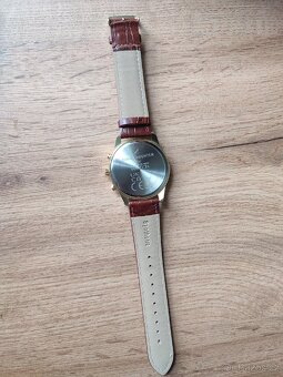 Prodám pánské ručičkové hodinky ( hnědé) - 2