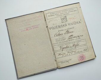 Vojenská knížka Pěší pluk 4 Hradec Králové / Vysoké Mýto - 2