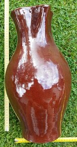 Hrdějovická keramika - velký džbán HNĚDÝ - 2