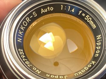📸 Prodám objektiv Nikkor-S Auto 50mm f/1.4 Nippon Kogaku 📸 - 2