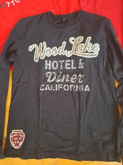 3x Dětské tričko s dl. rukávem Benetton vel.164 - 2