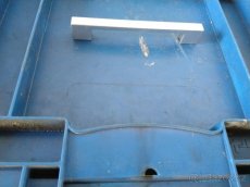 Madlo plastové stříbrná barva - 2