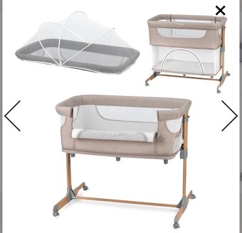 MOMI Postýlka Smart Bed 4v1 Béžová - 2