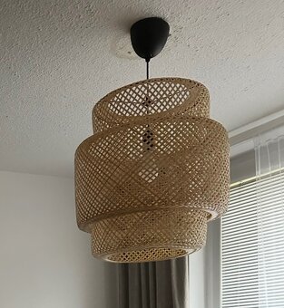 Závěsný lustr Ikea SINNERLIG (bambus) - 2