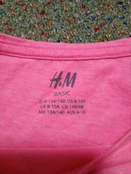 Dívčí růžové tričko - 2