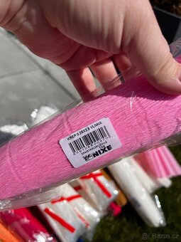 Krepový kornout mix barev - 2