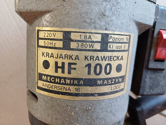 řezačka kotoučová Hoffman HF100 na textil - 2