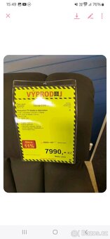 Masážní křeslo s taburetem - viz foto - 2