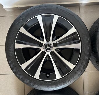 Originál elektróny ® Mercedes E 5x112 r18 letné pneu - 2