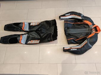 KTM Racing-Pánská kožená moto kombinéza, dvoudílná - 2