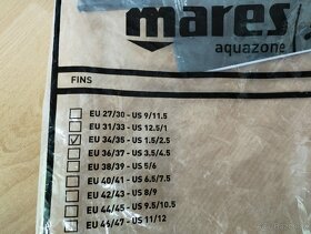 Ploutve MARES Fluida vel. 34/35 - 2