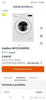 Prodám pračku Goddess - 2