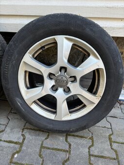 ALU 16” 5x112, s letním pneu 205/55 R16 - 2