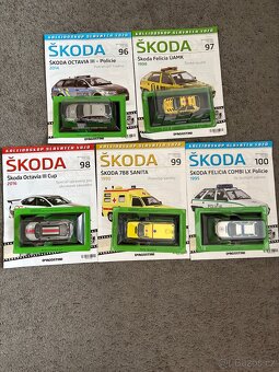 Modely ŠKODA KALEIDOSKOP DEAGOSTINI 1:43 - 2