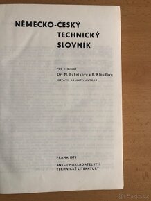 Německo-Český Technický slovník - 2