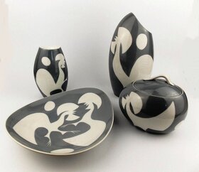 Kohúti, porcelán - 2