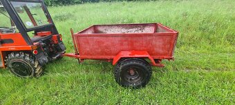 VOZÍK, VLEČKA za menší traktor, nebo malotraktor MT8 TK - 2