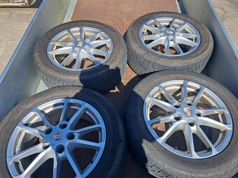 Alu kola Porsche Cayenne - Originání 18" Zimní pneu - 2