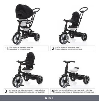 Tříkolka Zopa Prime Black - 2