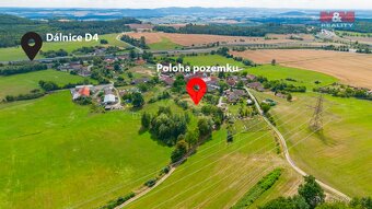 Prodej pozemku k bydlení, 1923 m², Třebkov u Předotic - 2