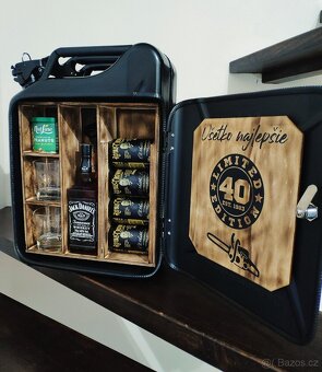 Kanister bar, minibar, kovová bandaska - 2