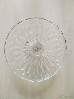 Servirovaci skleněný talíř - 2