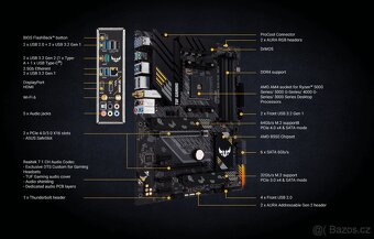 ASUS TUF GAMING B550-PLUS WIFI II (AM4 socket) - 2