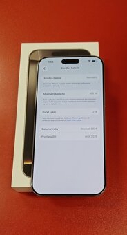 Apple iPhone 16 Pro Max 256GB záruka Apple TOP stav - 2
