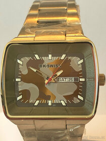 K-Swiss, náramkové hodinky, quartz, ocel - 2