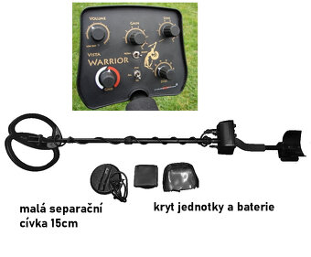 Detektor kovů DEEPTECH VISTA WARRIOR 18 KHZ - 2