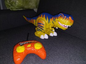 Tyrannosaurus Rex na dálkové ovládání 40 cm chodí a řve - 2