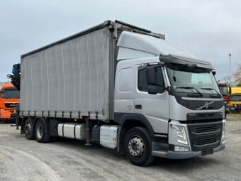 Volvo FM 420 - 6x2–Valník+HR-Palfinger PK 27002-SHE 27t/+Jib - 2