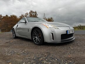 350Z - alu sada R18, ZÁNOVNÍ pneu Conti, podložky - 2