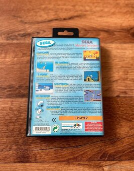 Hra SEGA Master System: Les Schtroumpfs Autour Du Monde (ŠMO - 2
