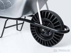 Stavební kolečko KATARO s pozinkovanou korbou 80 L - 2
