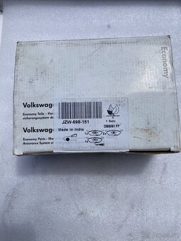 Brzdové destičky s senzorem JZW698151 - originál - 2