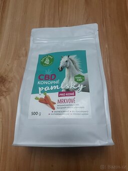 CBD pamlsky pro koně - mrkev 500 g - 2