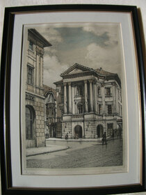 Obraz Praha aquarel - signován - 2