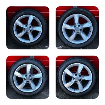 Original ALU kola Audi 17" 7,5J ET37 + 225/55/R17 - 2