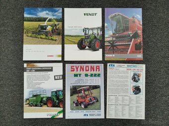 Prospekty zemědělské techniky a traktorů - 2