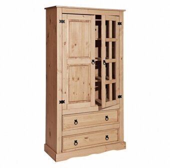 Dřevěná vitrína CORONA vosk 16254 - 2