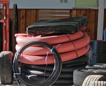 Chránička KOPOS KOPOFLEX  červená 160mm (25m) - 2