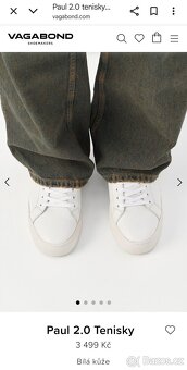 Vagabond pánské tenisky Paul vel. 42/42,5 kožené - 2