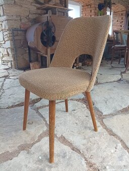 NÁDHERNÁ VINTAGE ŽIDLE TON BRUSEL OSWALD HAERDTL - 2